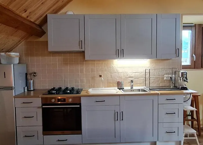 Casa di campagna Loft Mansardé Du Train Jaune Avec Vue Sur Les Montagnes