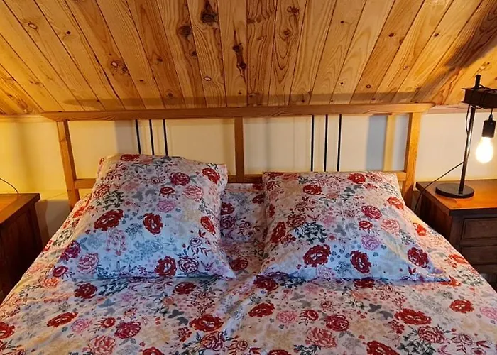 Loft Mansardé Du Train Jaune Avec Vue Sur Les Montagnes Casa di campagna Saillagouse